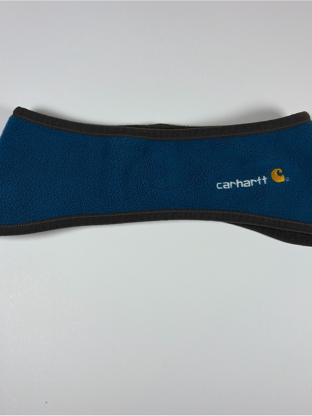 Carhartt Fleece Headband Ear Warmer Reversable Blue and Black